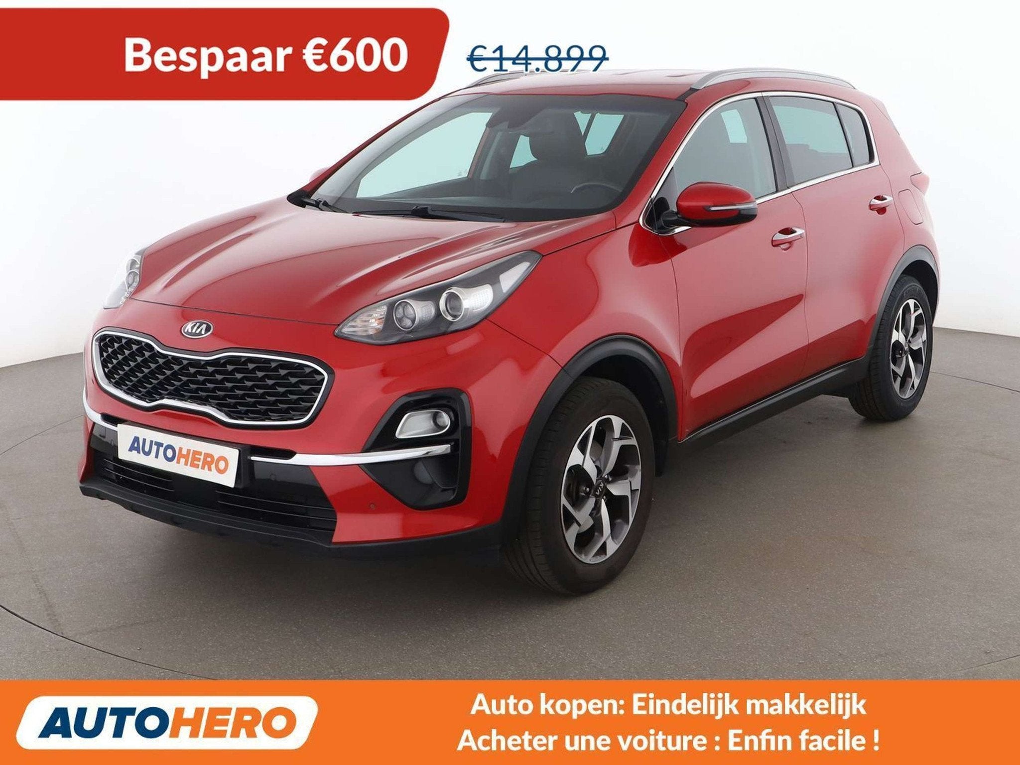 Kia Sportage 1.6 Emotion 2WD (année de construction 2019), Rouge, Achat, Euro 6, Rétroviseurs électriques
