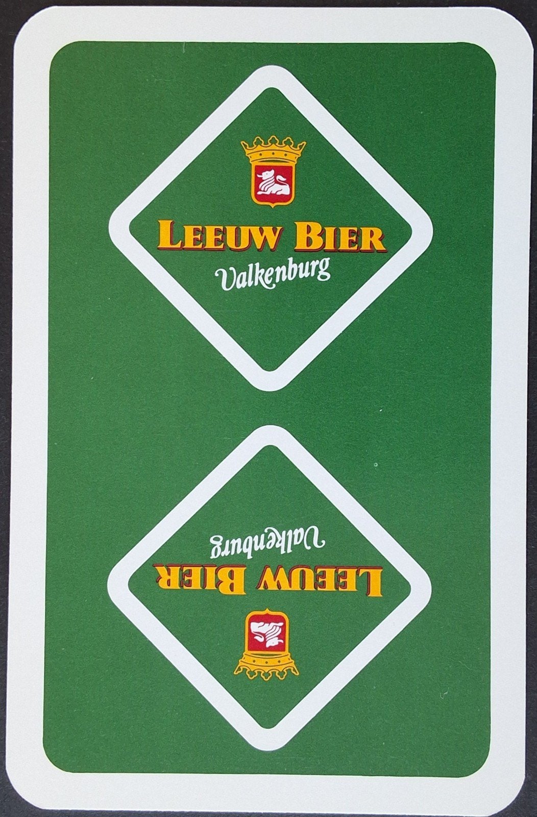 1 Speelkaart  Leeuw Bier, Ophalen of Verzenden