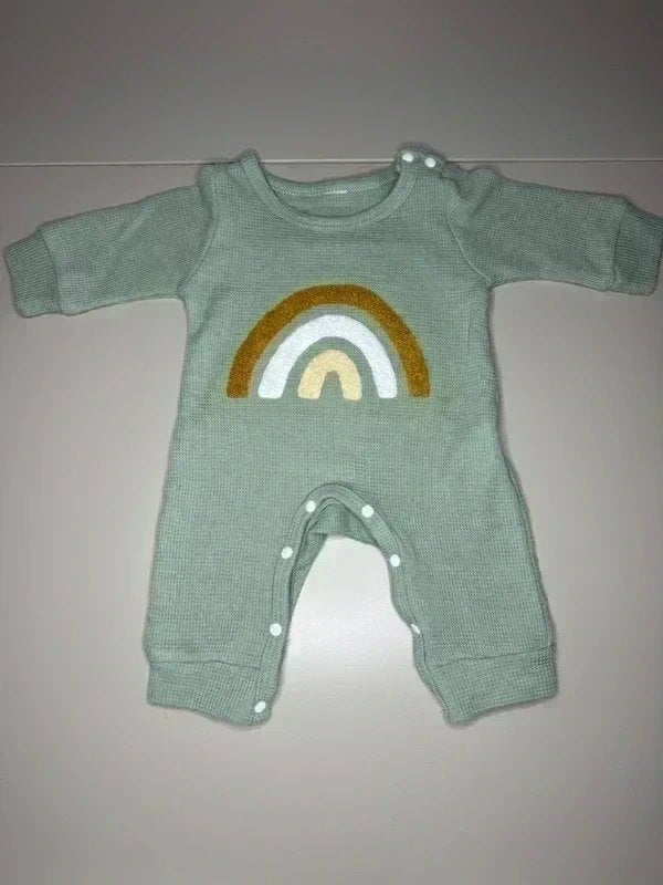 Groen - mintgroen Boxpakje, kruippakje, pakje zonder voetjes, Enfants & Bébés, Vêtements de bébé | Taille 62, Enlèvement, Comme neuf