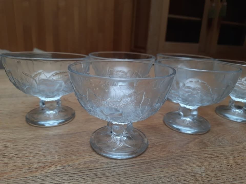 Gobelets à glace vintage, Maison & Meubles, Cuisine | Vaisselle, Enlèvement, Comme neuf, Vintage, Autres types
