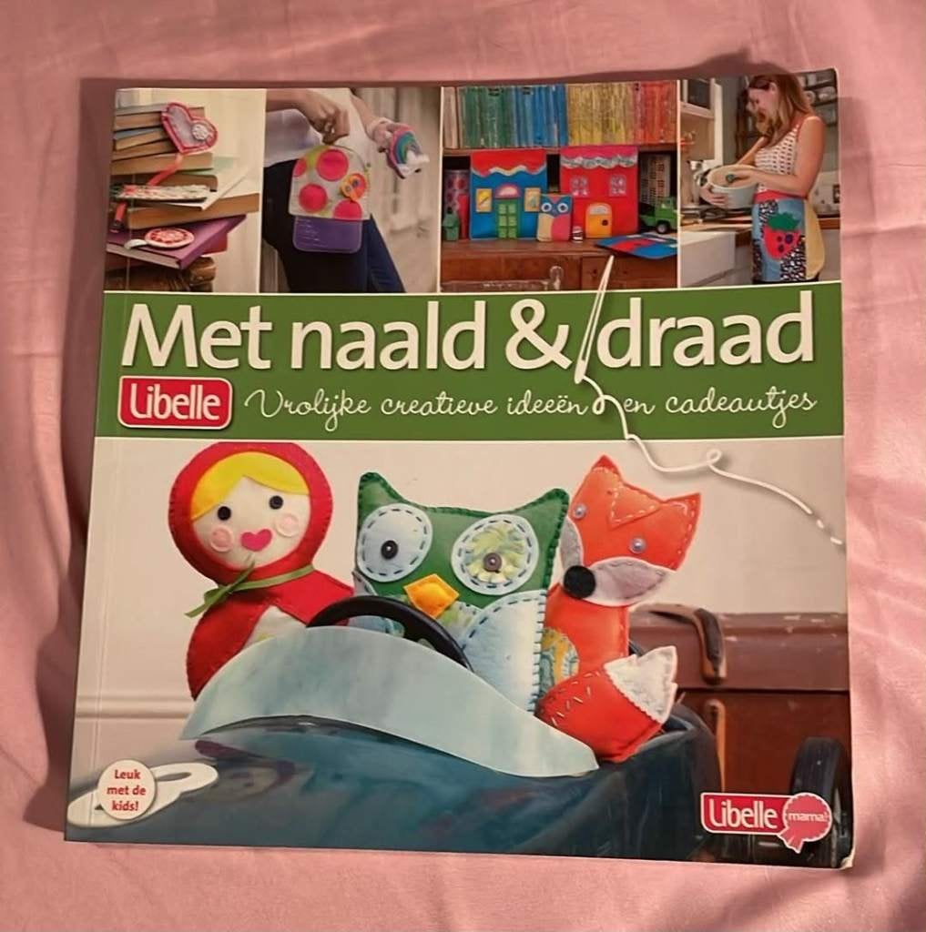 met naald en draad. vrolijke creatieve ideeën. Libelle, Ophalen of Verzenden, Libelle