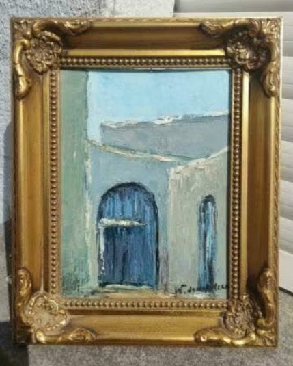 huile sur toile porte signe Walter Jonckheere, Ophalen of Verzenden, Doek