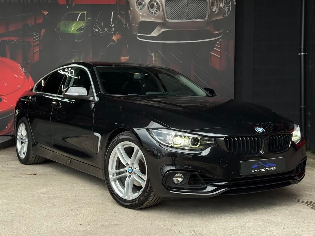 Bmw 418i GrandCoupe SportLine Automaat, 1498 cc, Bluetooth, Zwart, Leder
