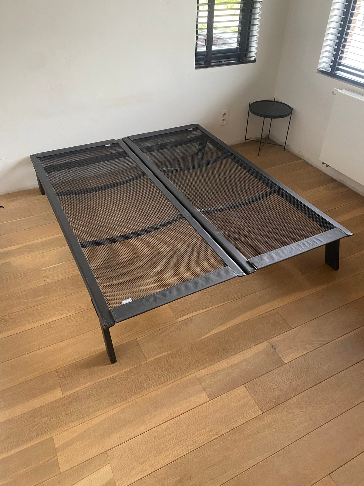Auping original bed - zwart - 160 x200, Huis en Inrichting, Slaapkamer | Bedden, Ophalen, Zwart, Tweepersoons, Zo goed als nieuw