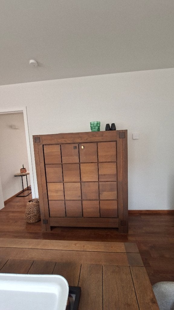 Barkast, Ophalen, Met deur(en), 100 tot 150 cm, Modern hout