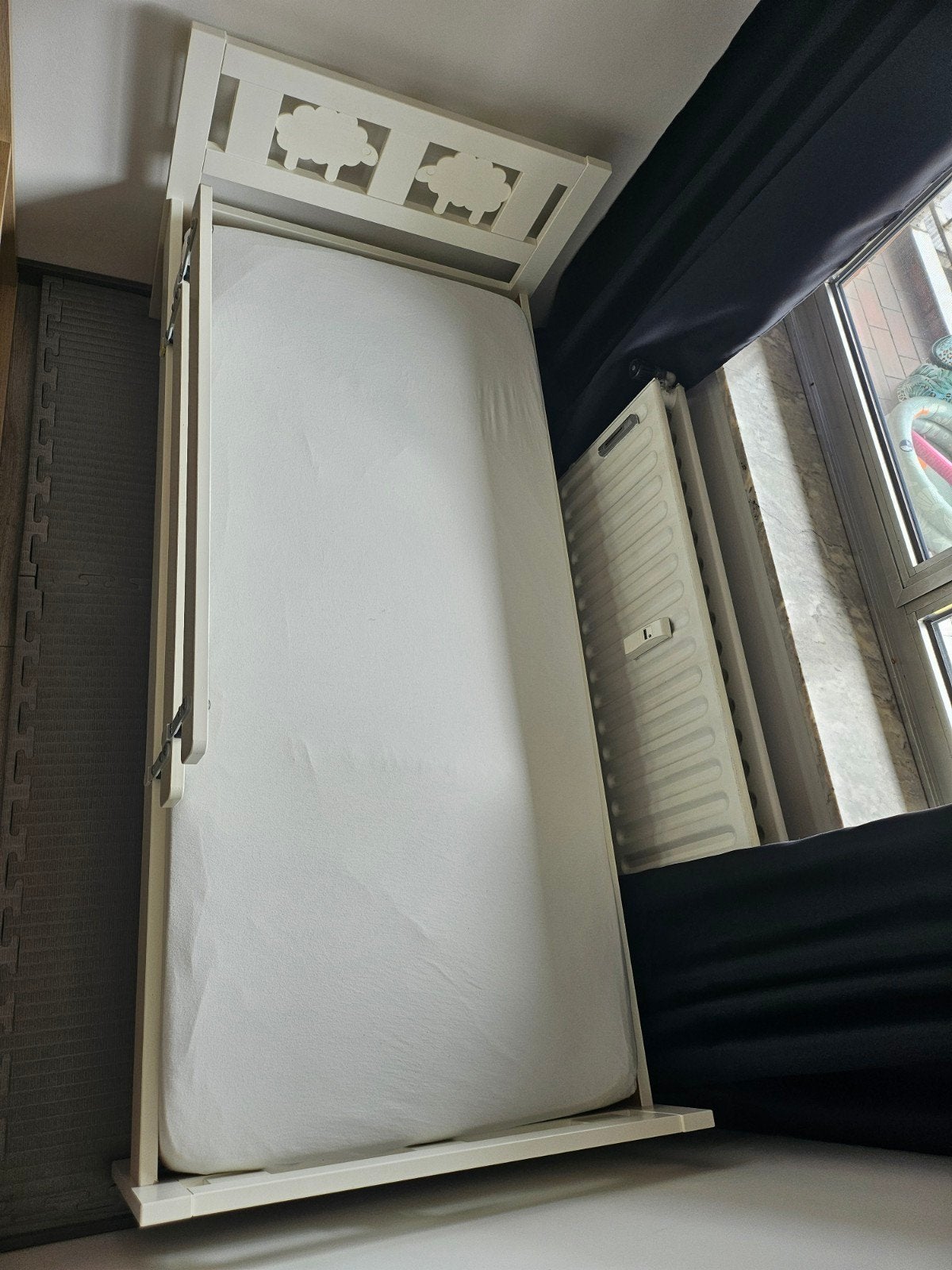 IKEA Luroy kinderbed, Gebruikt, 140 tot 160 cm, Minder dan 70 cm, Ophalen