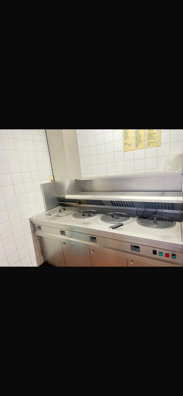 Friteuse et frigo horeca snack, Enlèvement