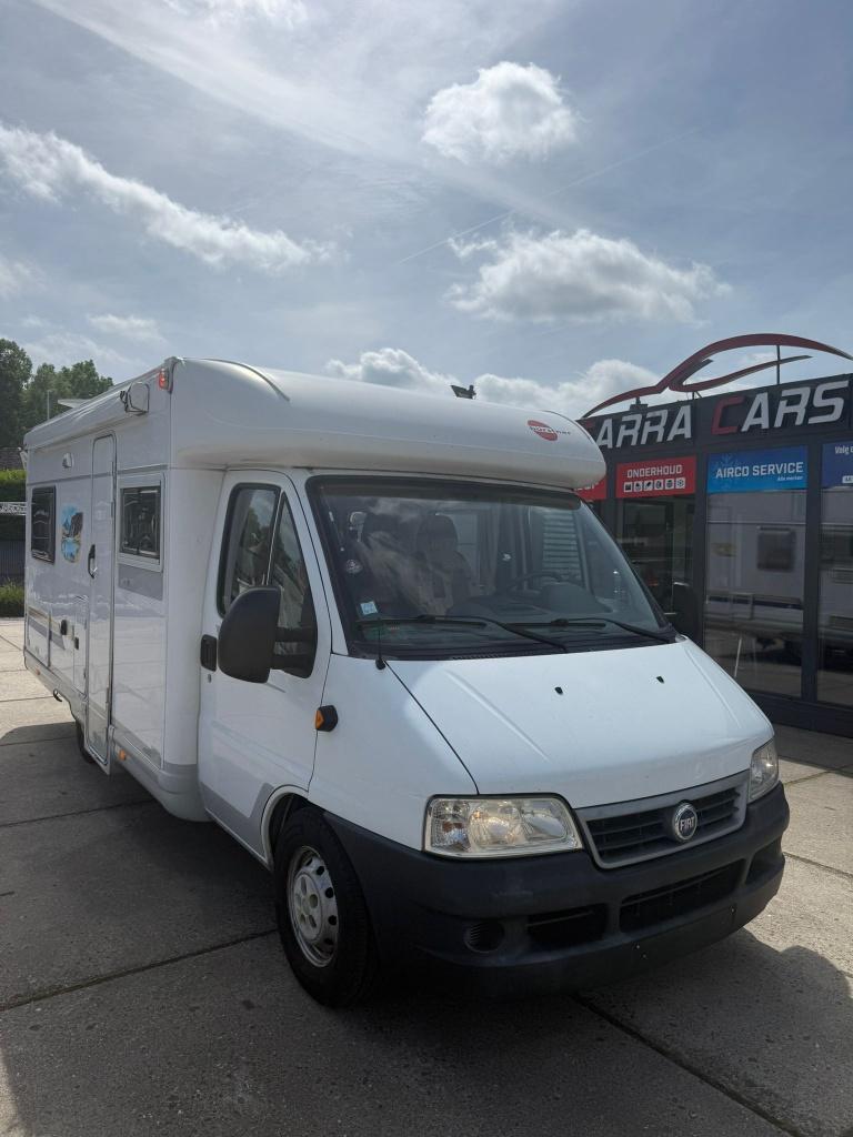Bürstner T605 – 2003 – Frans Bed – 2.8 JTD, Caravans en Kamperen, Fiat, Bedrijf, Diesel, Bürstner