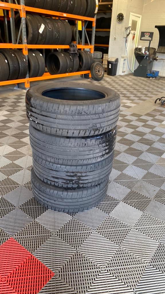 215/55/18-95h merk bridgestone zomer baden per stuk 60, Enlèvement, Comme neuf