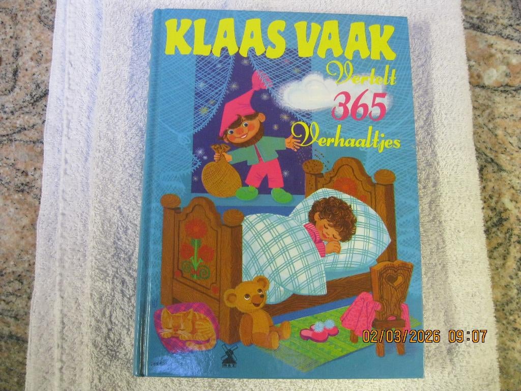 Klaas Vaak vertelt verhaaltjes, Enlèvement ou Envoi, Comme neuf, 1 à 2 ans