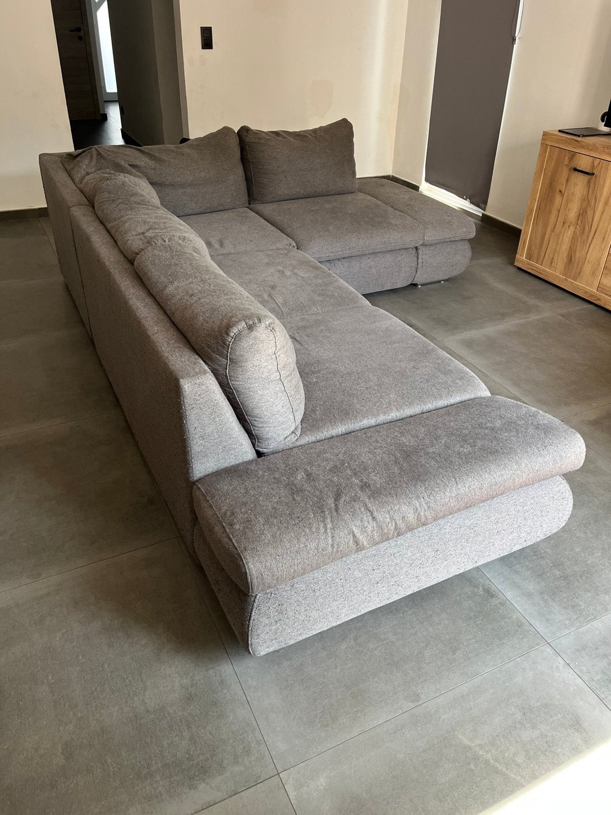 Canapé d’angle avec extension lit, 150 cm ou plus, 300 cm ou plus, Quatre personnes ou plus, Enlèvement
