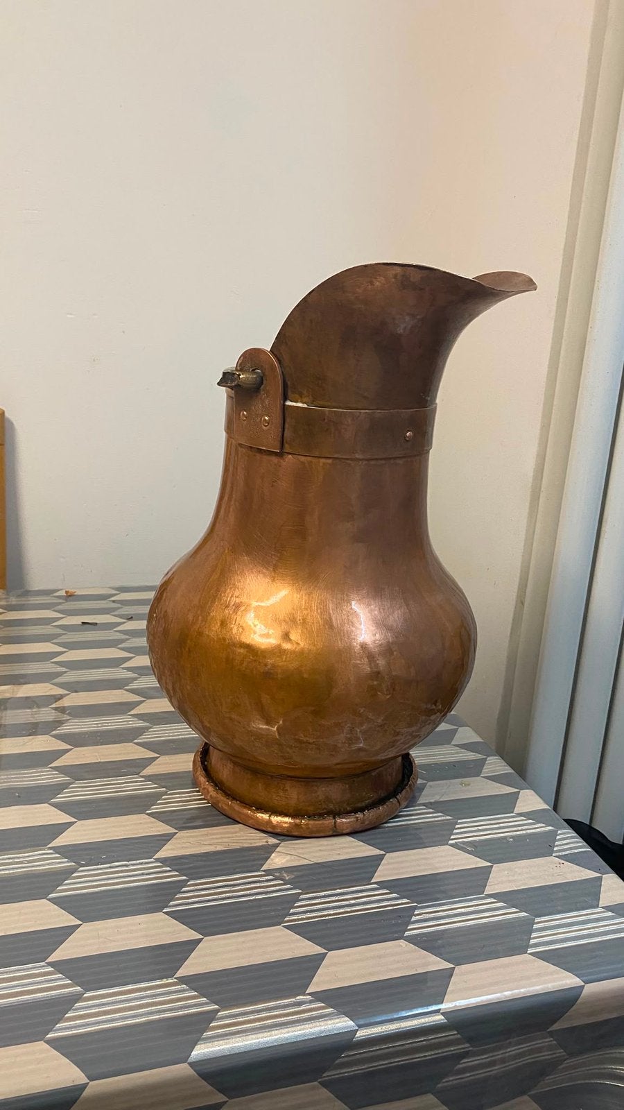 très ancien object décoratif., Enlèvement ou Envoi, Cuivre