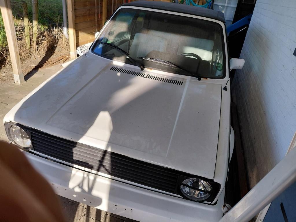 GOLF CABRIO 1800cc INJECTIE (GTI UITVOERING), Voorwielaandrijving, 4 zetels, Cabriolet, Wit