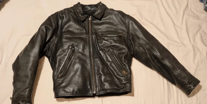 Veste de moto en cuir pour femme - Soubirac Taille S, Seconde main, Enlèvement ou Envoi, Femmes, Soubirac