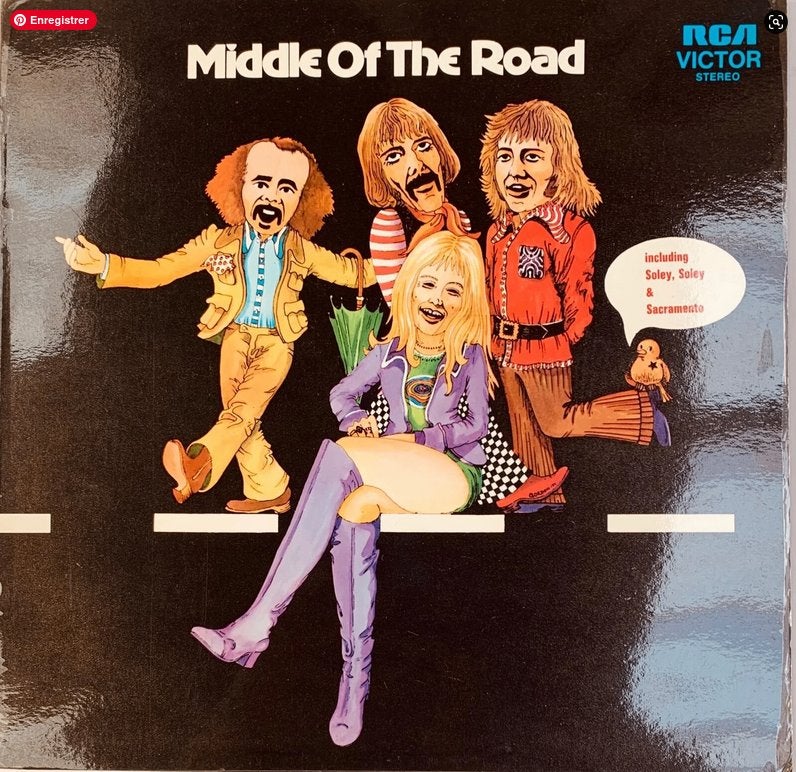 Middle Of The Road - Acceleration (1971) LP Pressage ALL, CD & DVD, 12 pouces, Enlèvement ou Envoi, Utilisé, Pop rock