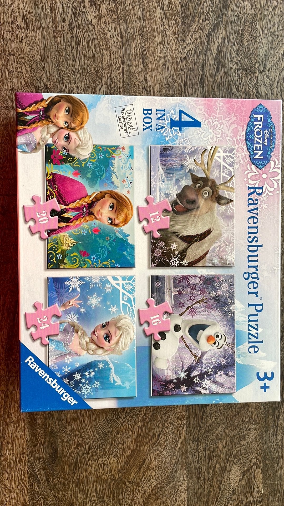 Ravensburger - 4 puzzels Frozen, Ophalen, Zo goed als nieuw