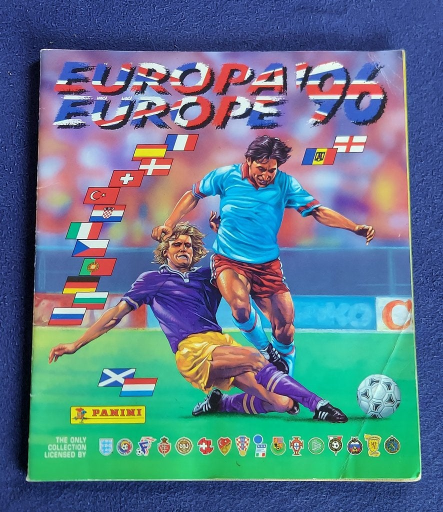 Panini sticker album voetbal " EK Euro 1996 " - Volledig -, Ophalen of Verzenden