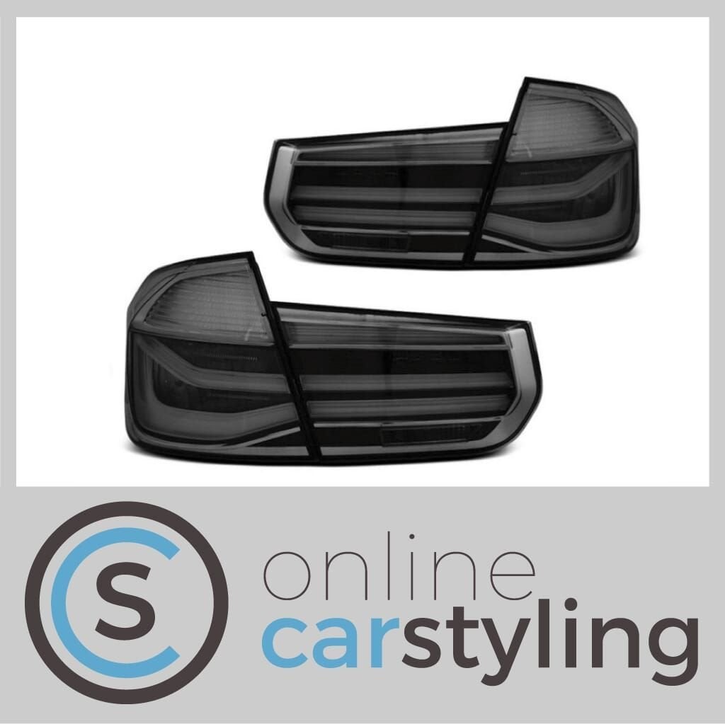 LED Achterlichten BMW 3-Serie F30 Smoke Lightbar Design, -, -, Nieuw, Ophalen of Verzenden