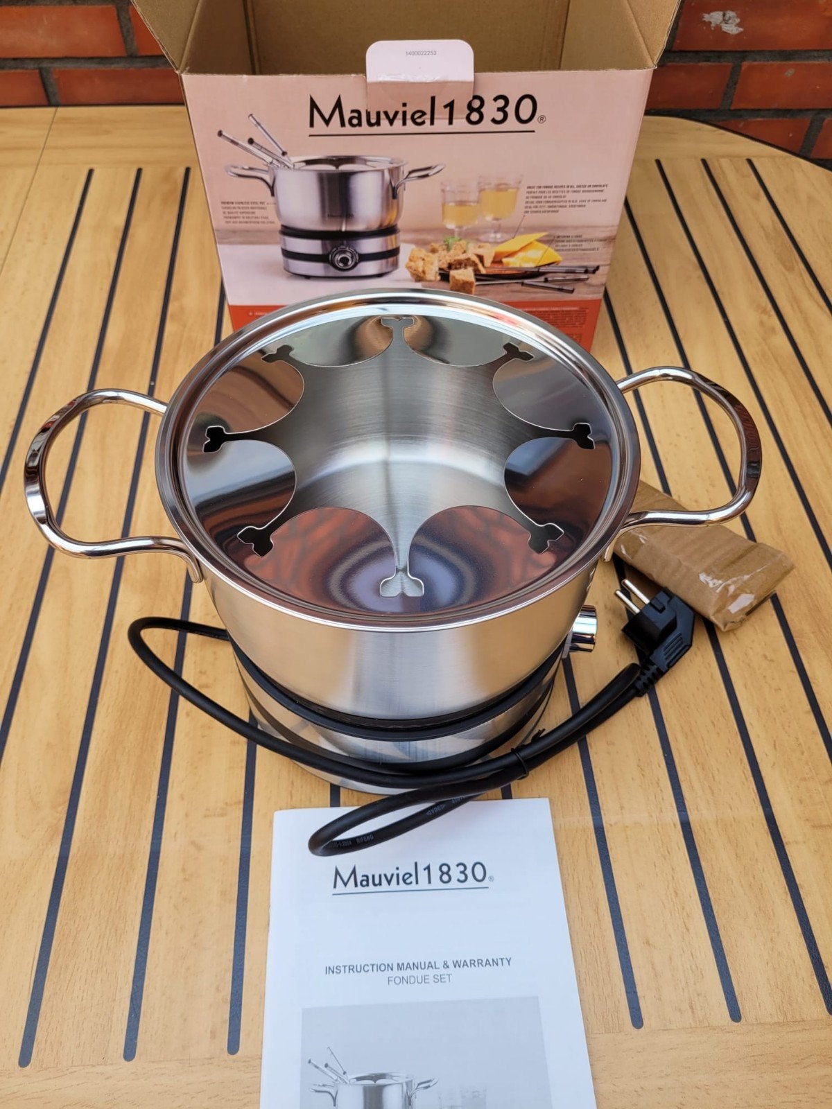 Mauviel Fonduset, Electroménager, Appareils à gourmet, Enlèvement