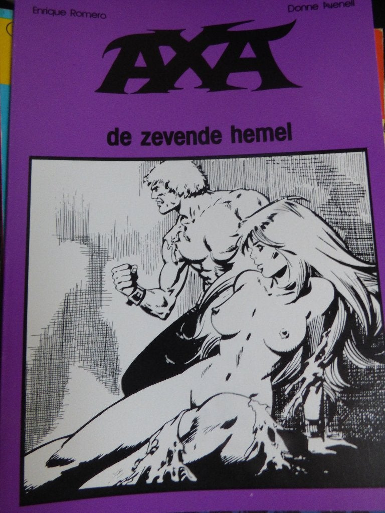 axa , de zevende hemel ,   softcover  is nieuw, Boeken, Ophalen of Verzenden