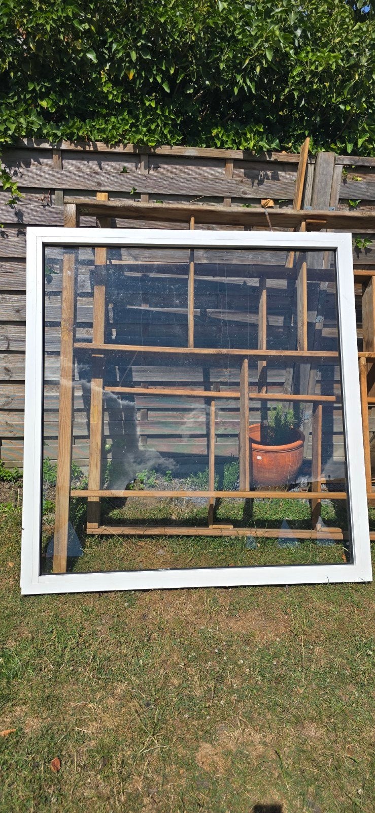 fenêtre fixe en PVC à vendre, Bricolage & Construction, Vitres, Châssis & Fenêtres, Enlèvement ou Envoi