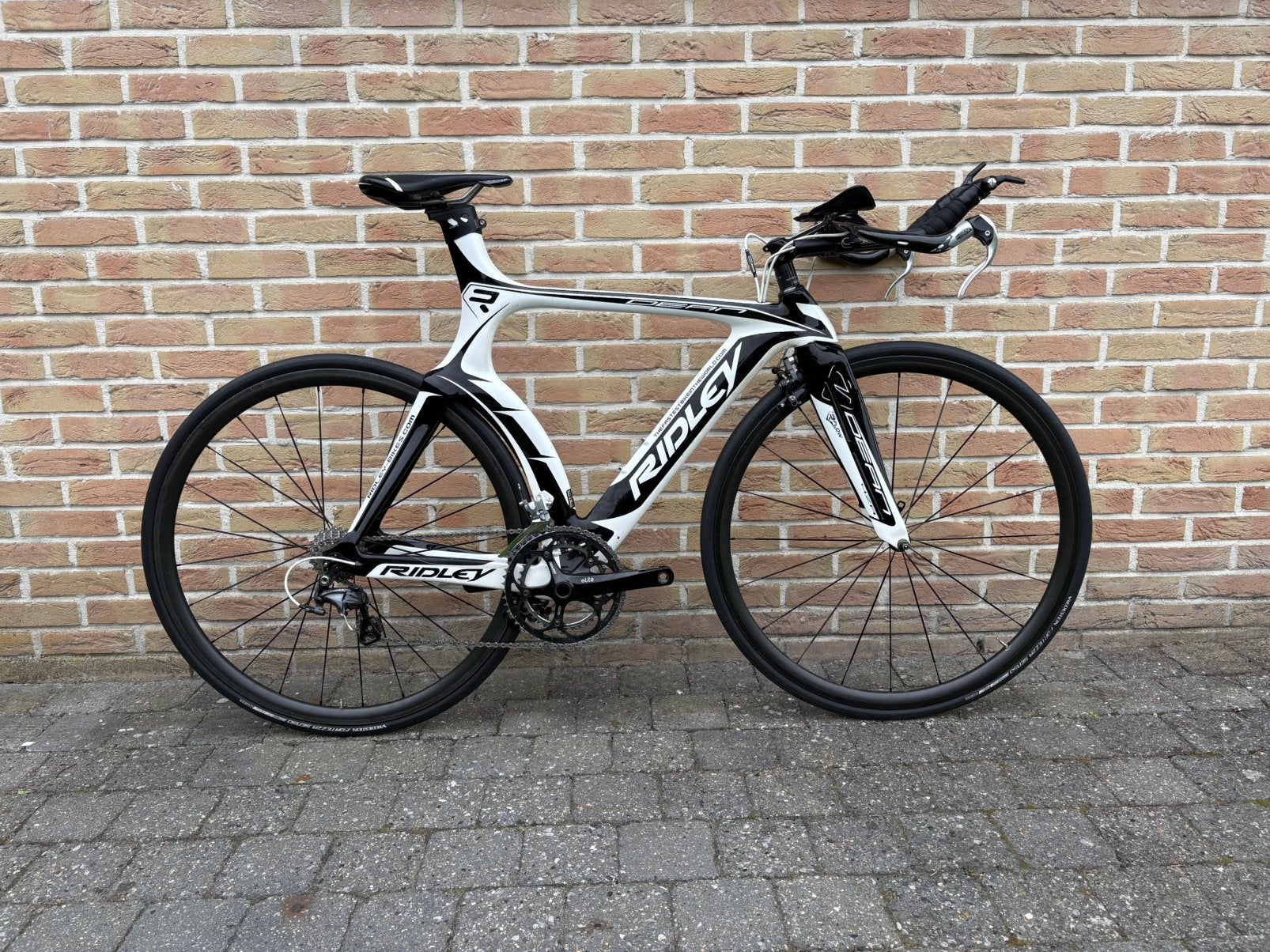 Ridley dean tijdritfiets xs, 28 inch, Gebruikt, Velgrem, 15 tot 20 versnellingen
