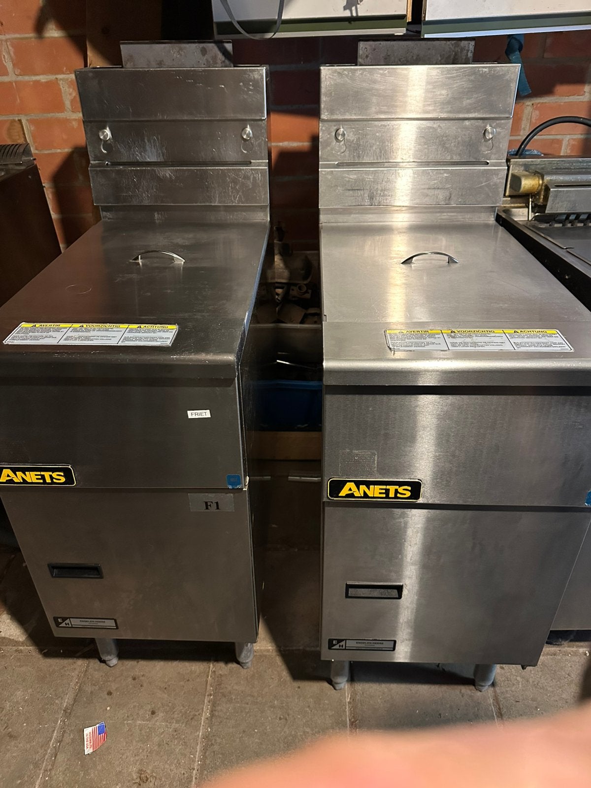 Friteuse op gas ANETS 40 AV, Ophalen, Fornuis, Frituur en Grillen