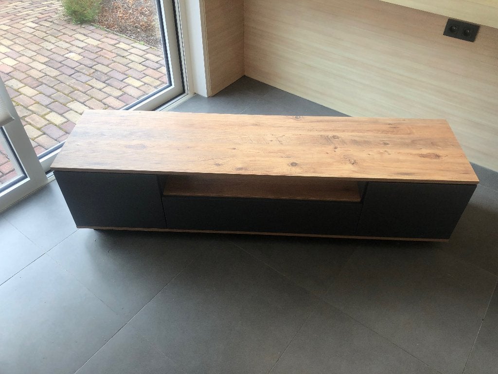 Tv meubel, Huis en Inrichting, Kasten |Televisiemeubels, Ophalen, Overige materialen, 150 tot 200 cm, Houten meubel