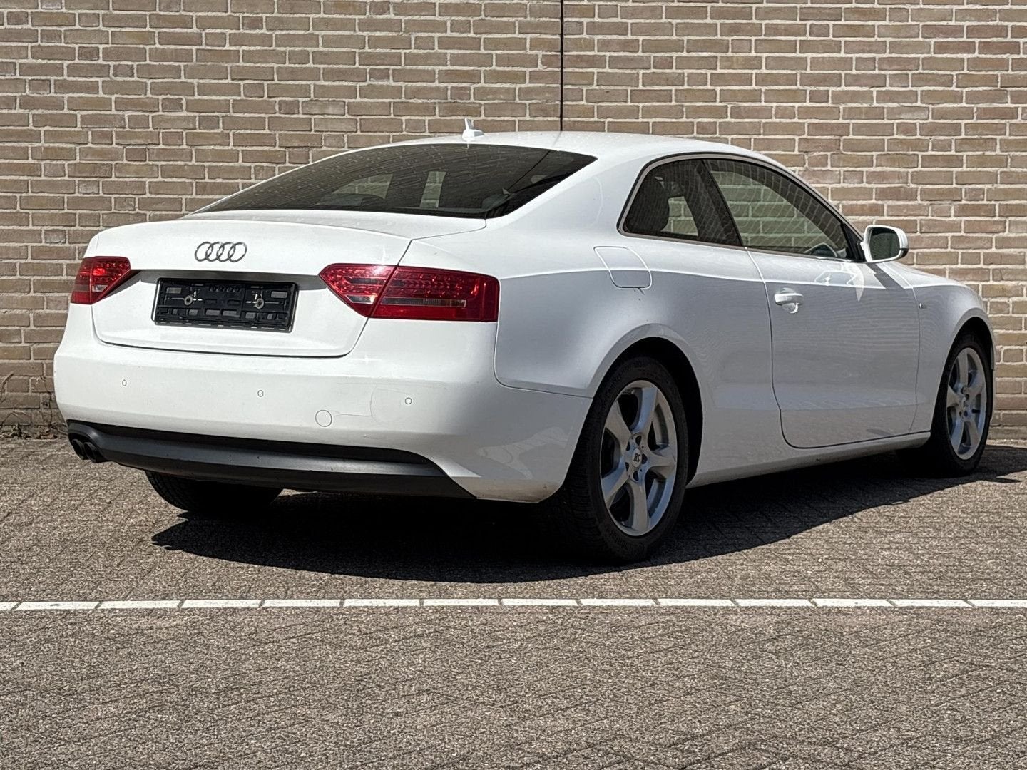 Audi A5 Coupé 2.0 TDIe Pro Line | Leder | Cruise | PDC | Cli, Auto's, Zwart, Cruise Control, Wit, 115 g/km