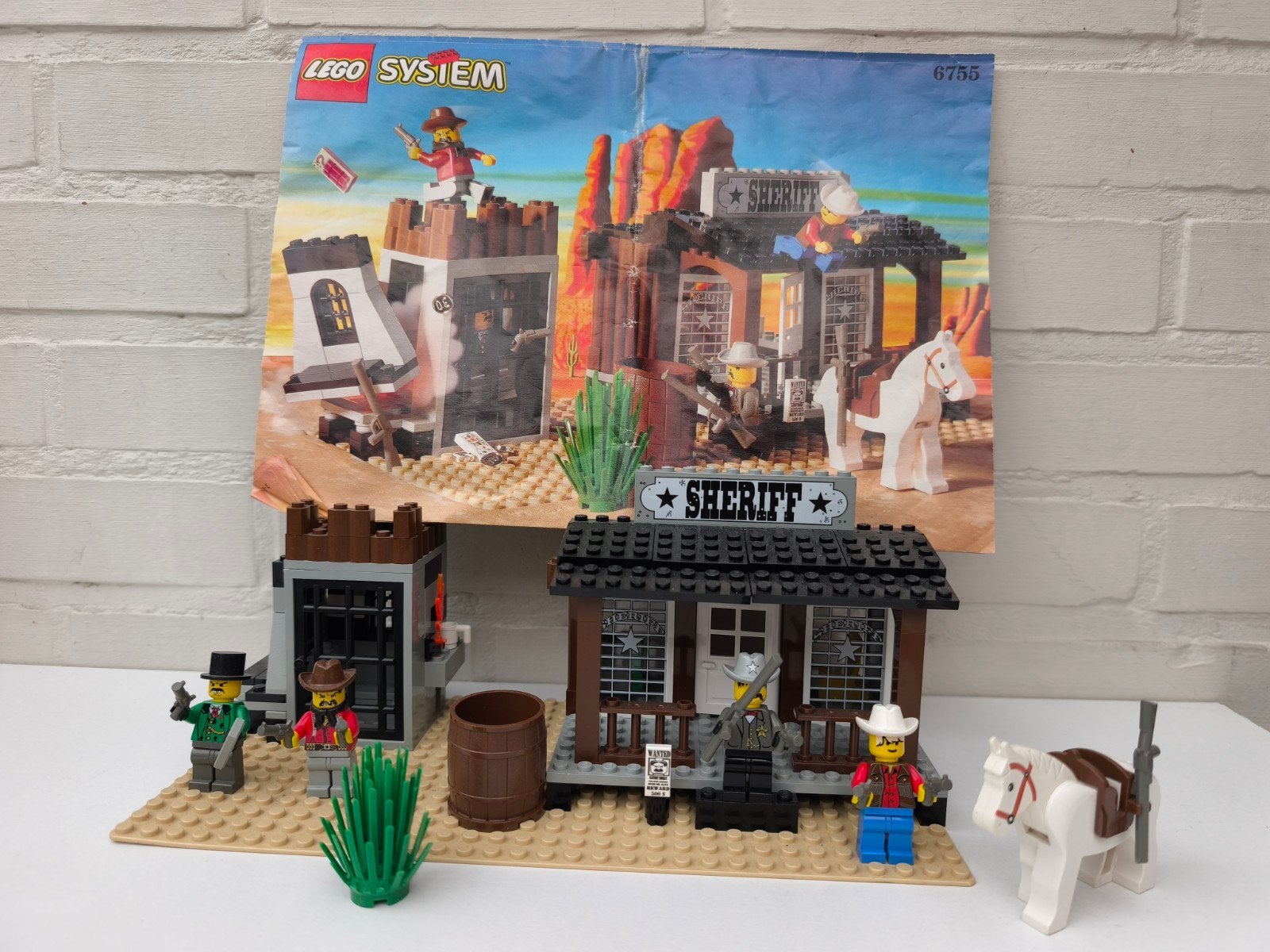 Western 6755 - Sheriff's Lock-Up (1996) – 100% Compleet, Kinderen en Baby's, Ophalen of Verzenden, Compleet, Lego