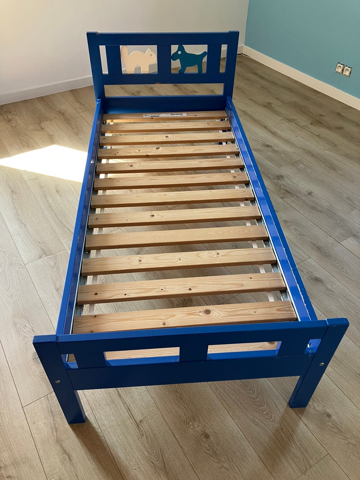 Kinderbed 70x160 + matras, Gebruikt, 140 tot 160 cm, Minder dan 70 cm, Ophalen