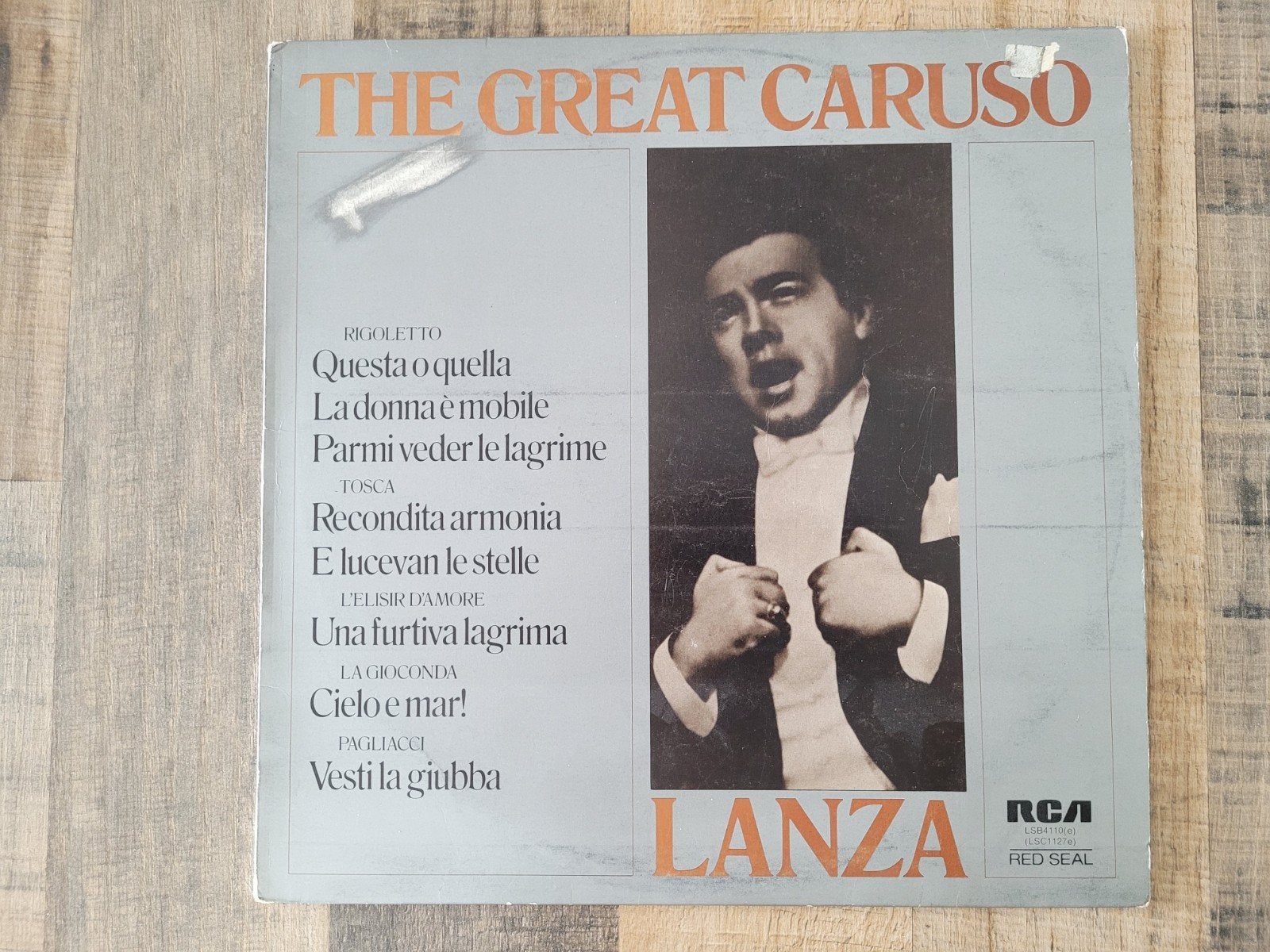 Vinyl The great caruso, Ophalen of Verzenden, Gebruikt