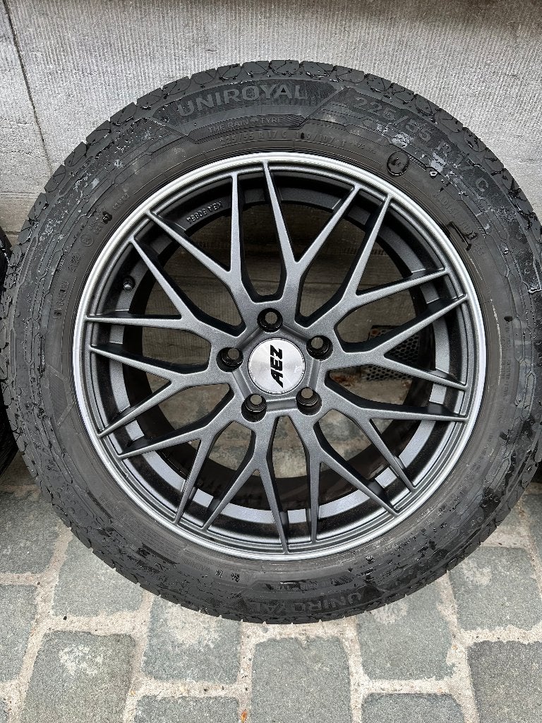 4 jantes AEZ 17" "gris anthracite" pour Mercedes Vito, Auto-onderdelen, Banden en Velgen, Velg(en), All Season, 17 inch, 225 mm