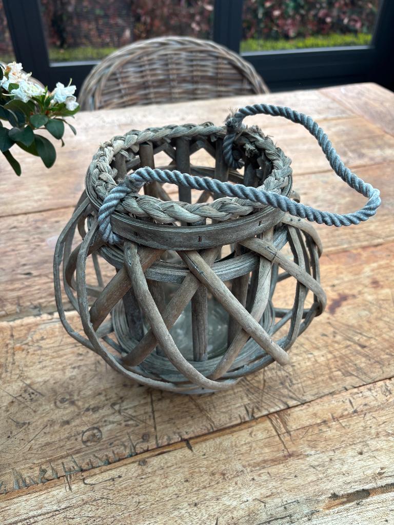 Mooi windlicht, Huis en Inrichting, Woonaccessoires | Kandelaars en Kaarsen, Ophalen of Verzenden, Zo goed als nieuw