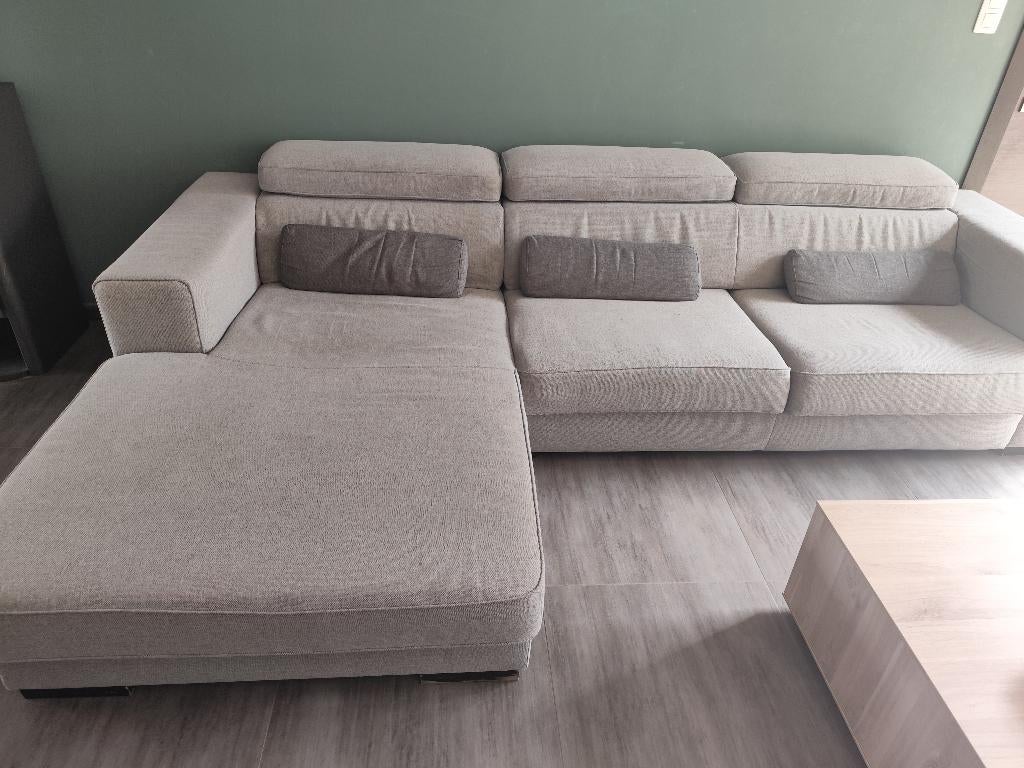 Zetel, Huis en Inrichting, Ophalen, Gebruikt, Hoekbank, 300 cm of meer