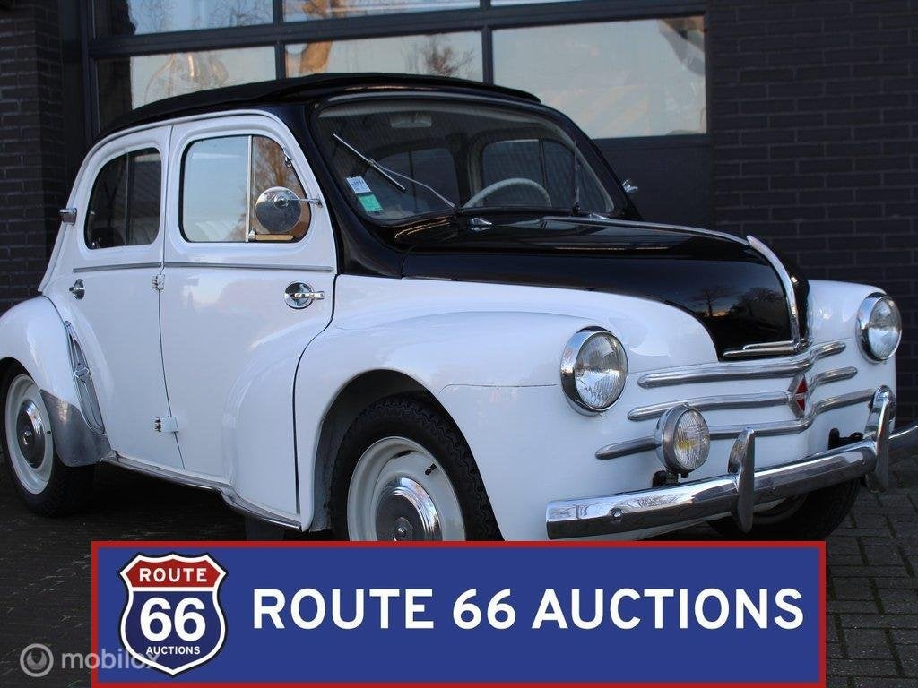 Renault 4CV Cabriolet | 1960 | Route 66 Auctions, Autos, Achat, Entreprise, Autre carrosserie, Essence