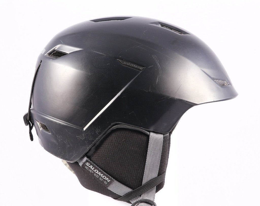 53 54 55 56 cm ski snowboard helm SALOMON PIONEER LT,Black, Gebruikt, Verzenden, Overige typen, Salomon