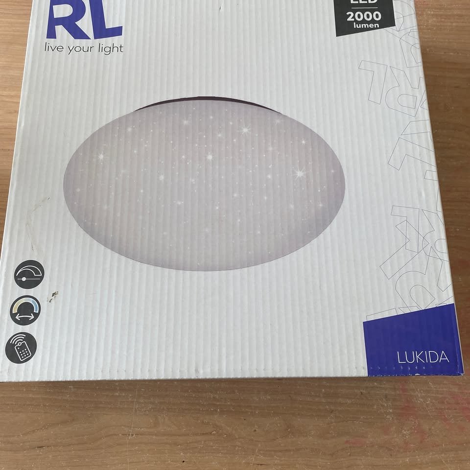 Plafondlamp met sterrenhemeleffect en afstandsbediening, Ophalen, Zo goed als nieuw, Plafondlamp