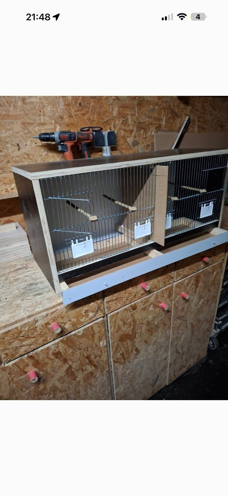 nieuw vogelkooi, Animaux & Accessoires, Oiseaux | Cages & Volières, Enlèvement, Neuf, Bois, Cage d'élevage