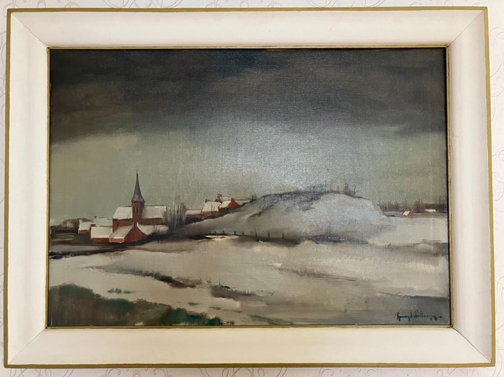 Remy de Pillecyn winterlandschap konijnenberg Vosselaar, Enlèvement