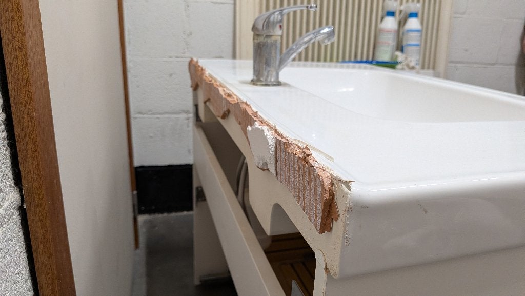 Meuble sous-lavabo suspendu, Maison & Meubles, 25 à 50 cm, Moins de 100 cm, Meuble lavabo, Enlèvement