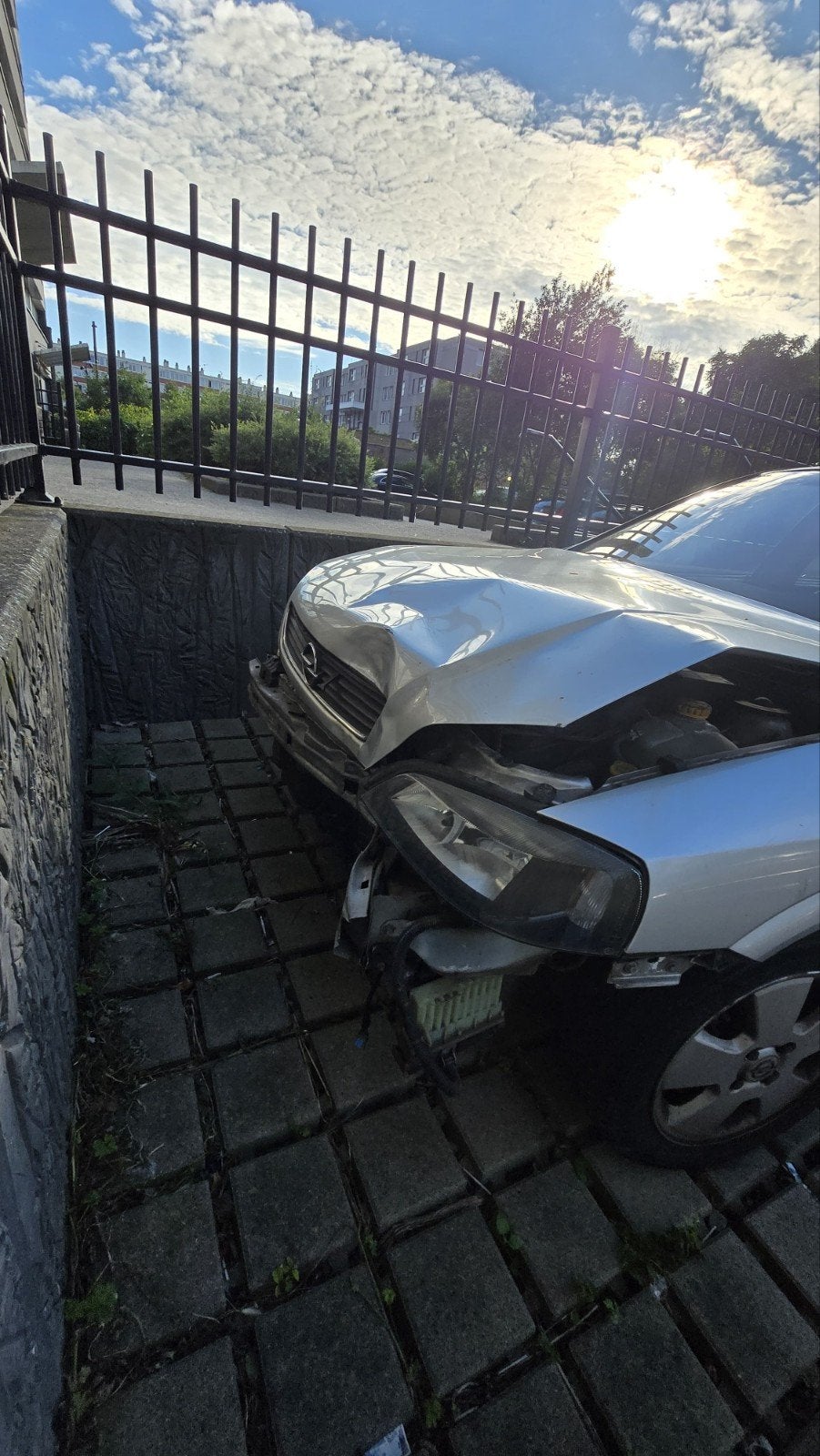 Opel astra 1,7 accidenté, Enlèvement
