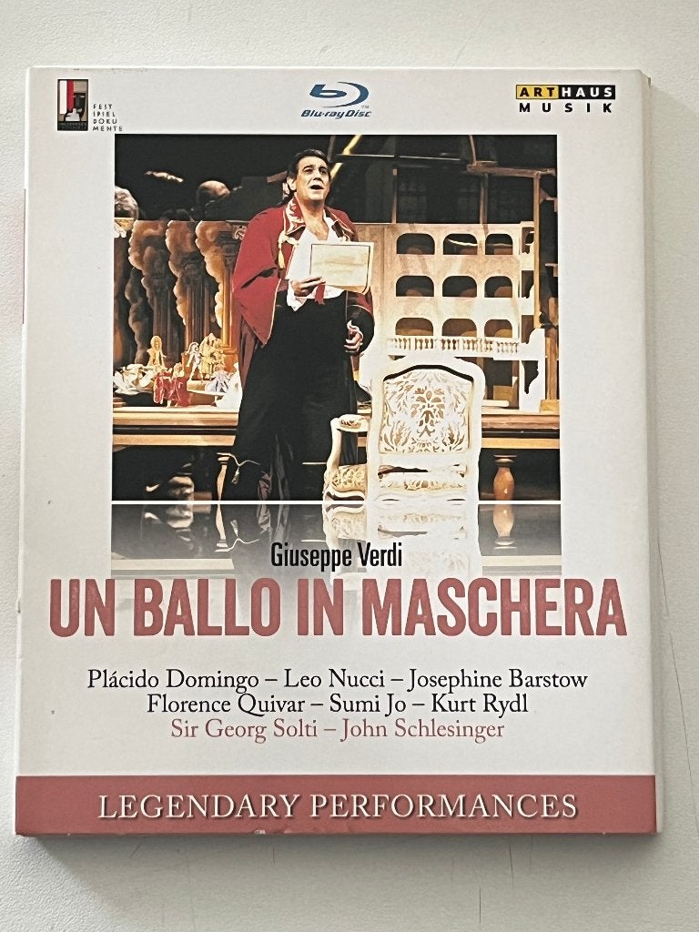 Guiseppe Verdi - Un Ballo In Maschera - Blu-ray, Cd's en Dvd's, Muziek en Concerten, Gebruikt, Alle leeftijden, Concert