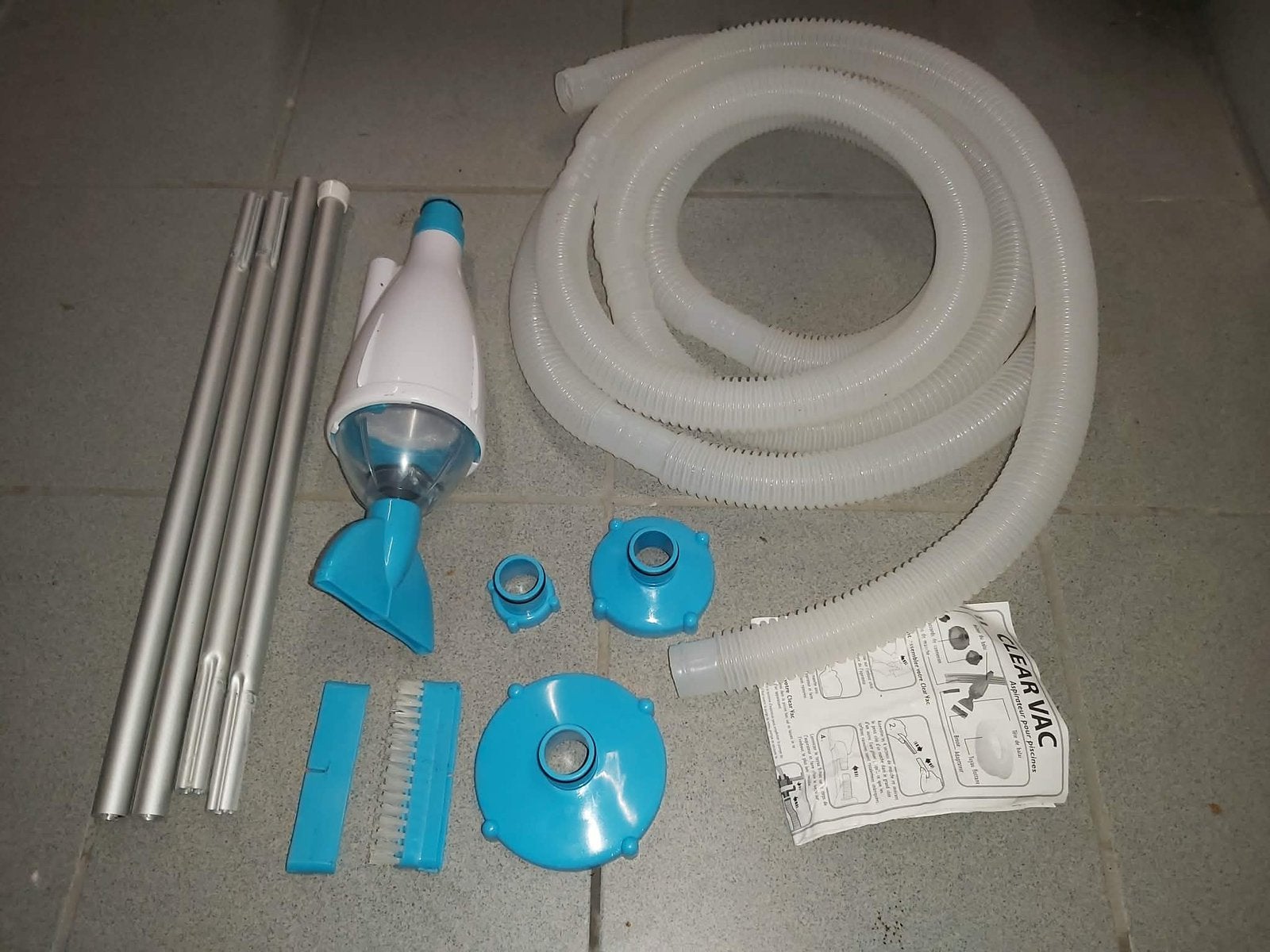 Aspirateur Piscine manuel Intex, Jardin & Terrasse, Enlèvement, Comme neuf, Pompe