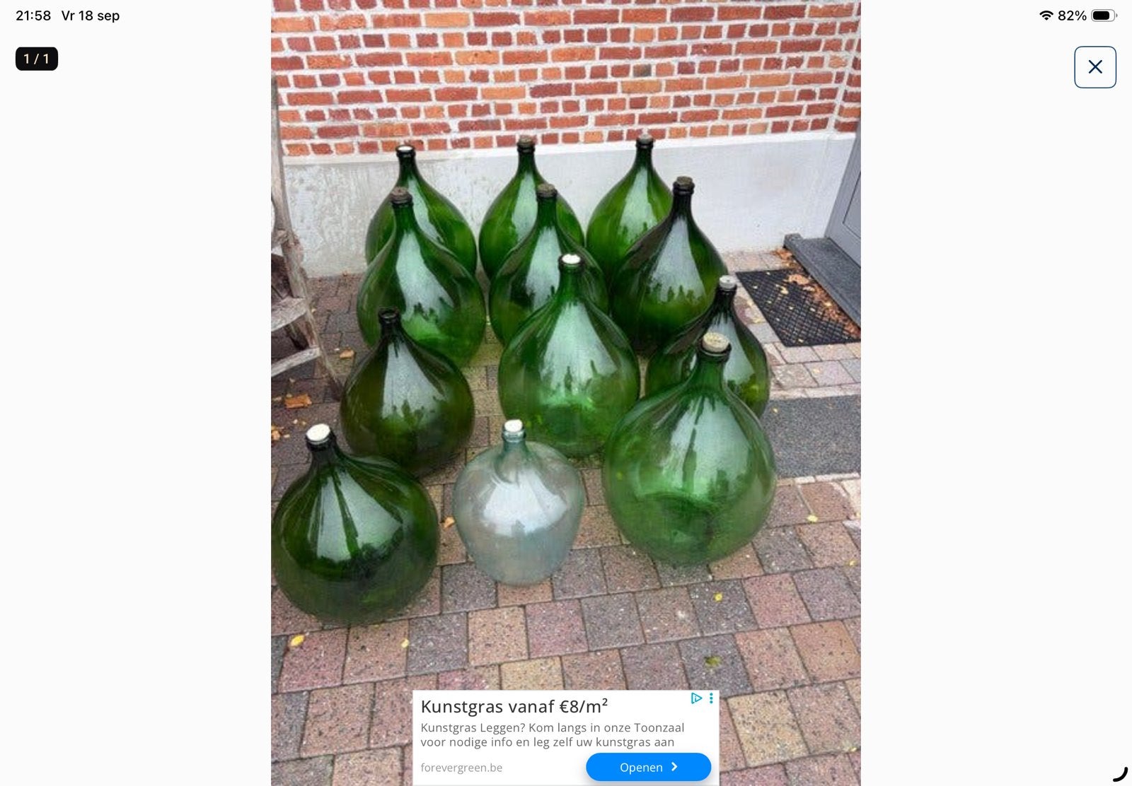 Lot gistflessen, Ophalen