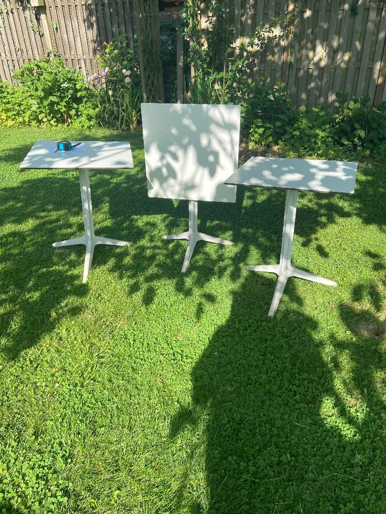 3 tables Horeca pliantes, Maison & Meubles, Tables | Tables mange-debout, Enlèvement, Comme neuf