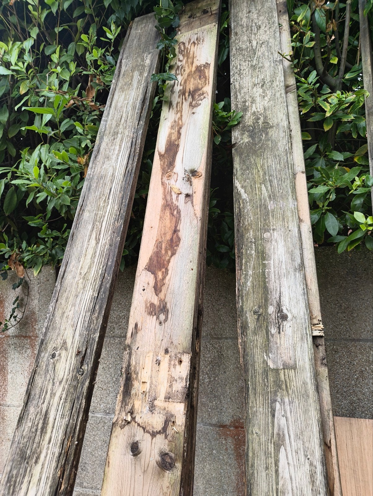 Oud tuin hout -25 €, Tuin en Terras, Brandhout, Ophalen