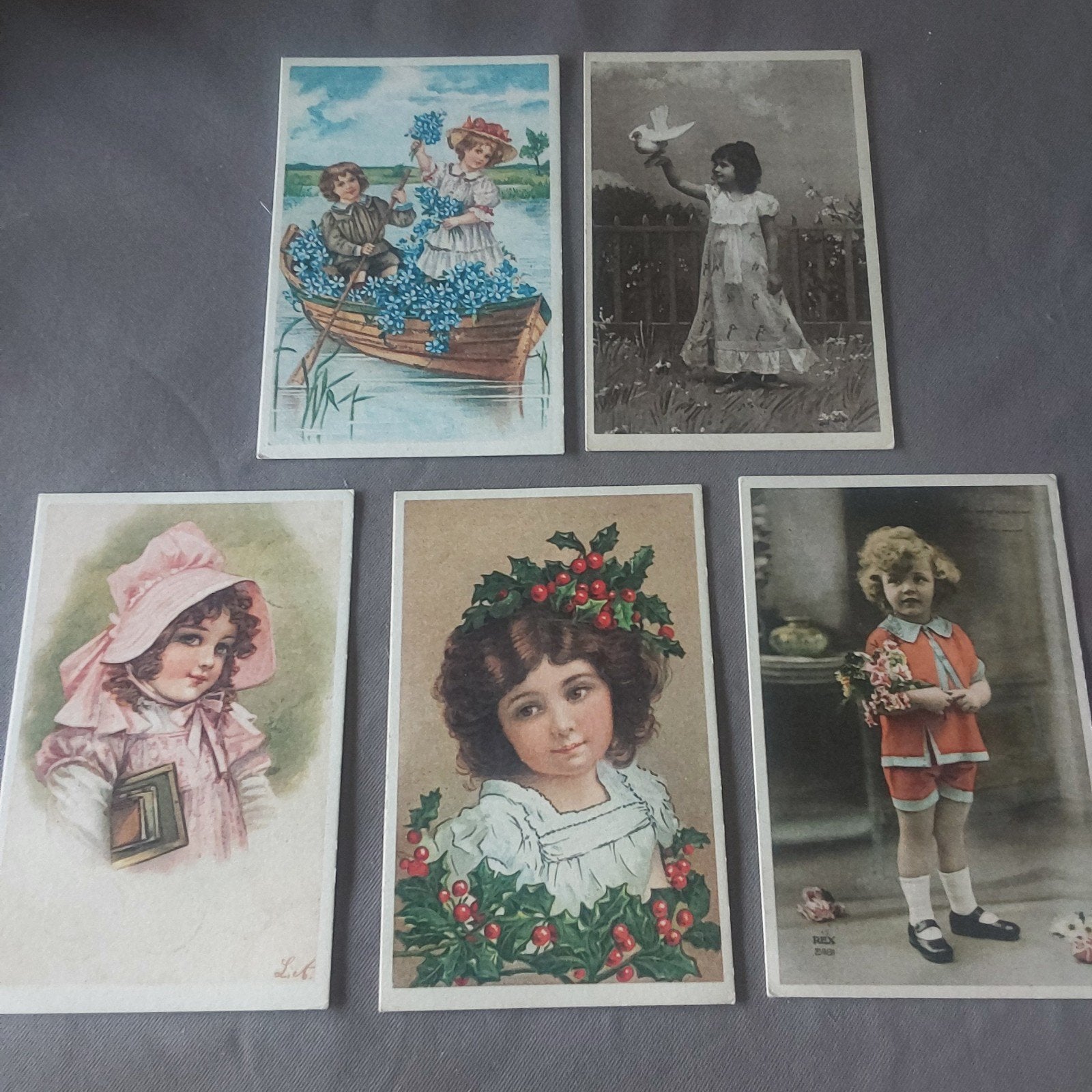 zeer oude postkaarten, niet gebruikt, Verzamelen, Ophalen of Verzenden