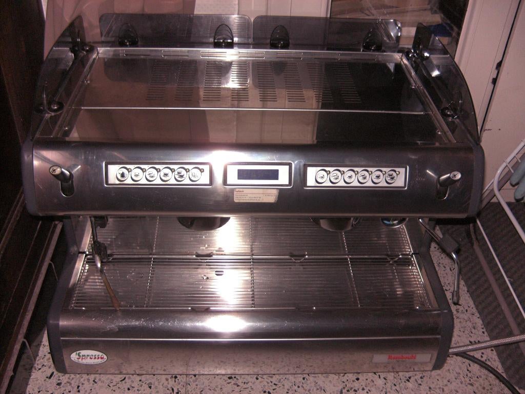 Koffiemachine 2 groeps &Koffiemolen, Ophalen, Gebruikt, Koffie en Espresso