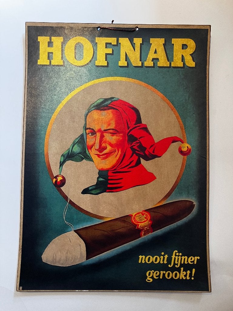 KARTON Hofnar, Enlèvement ou Envoi, Comme neuf, Panneau publicitaire